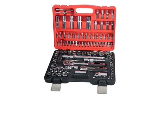 Zestaw kluczy nasadkowych 108-elementowy Rockworth