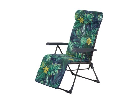 Fotel ogrodowy składany Alaska Plus K2 59 x 81 x 104 cm zielony