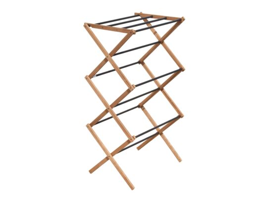 Suszarka drewniana Aurora 73 x 37 x 97 cm czarno-brązowy