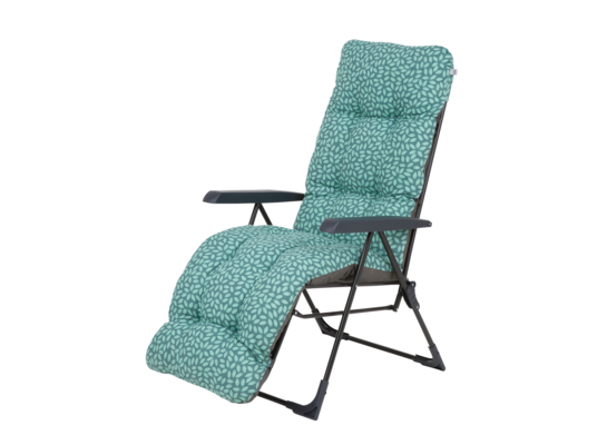 Fotel ogrodowy składany Floryda K4 59 x 81 x 104 cm turkusowy