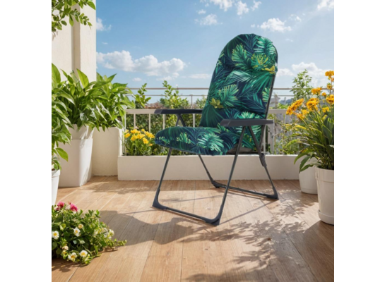 Fotel ogrodowy Samar K1 59 x 70 x 104 cm zielony