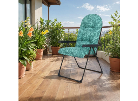 Fotel ogrodowy Samar K2 59 x 70 x 104 cm zielony