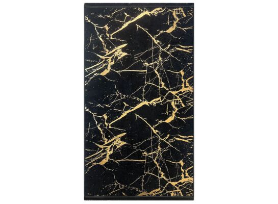 Dywan drukowany Neva petra folia 120 x 160 cm czarno-złoty