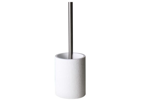 Szczotka do WC Raw 9,5 x 13 x 37,5 cm biało-srebrny