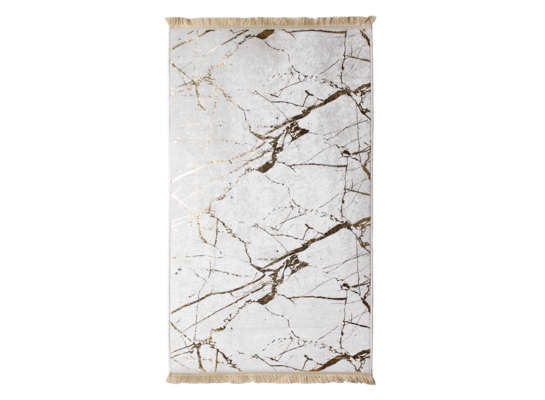Dywan drukowany Neva petra folia 120 x 160 cm biało-złoty