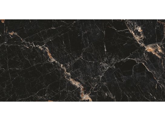Gres polerowany Arakami Black Polished rektyfikowany 60 x 120 cm