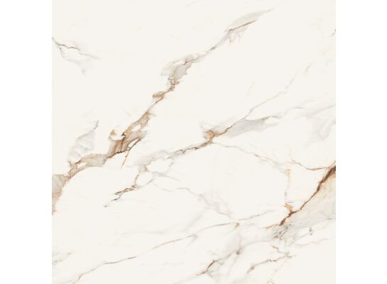 Gres polerowany Aversa Statuario White rektyfikowany 60 x 60 cm