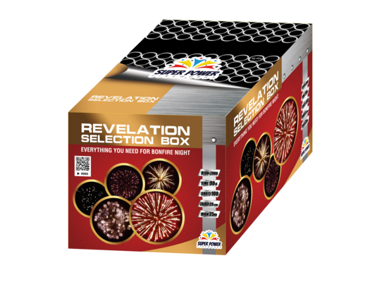 Bateria Revelation red 100 strzałowa, kaliber 20 mm