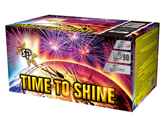 Bateria TIME TO SHINE 90 strzałów 25 mm