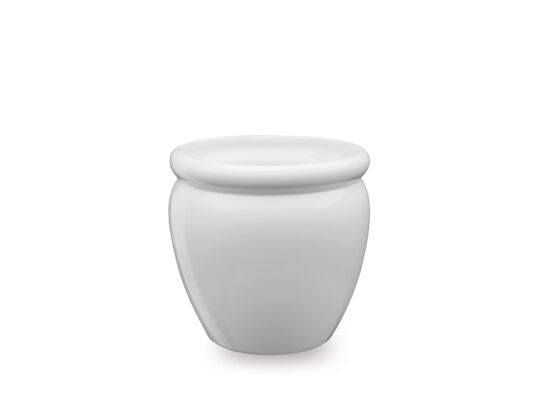 Donica ceramiczna Muza 5 J1500 28 cm biały