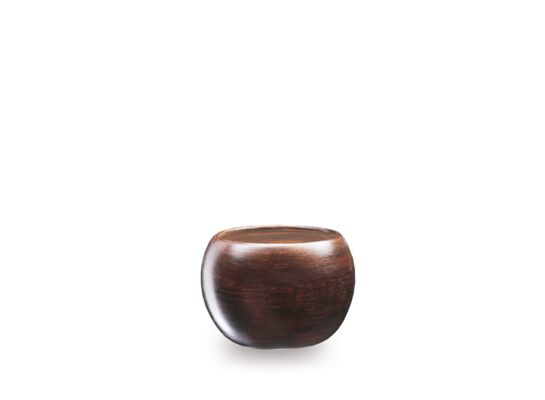 Donica ceramiczna Kula 4 R0723 16 cm brązowy