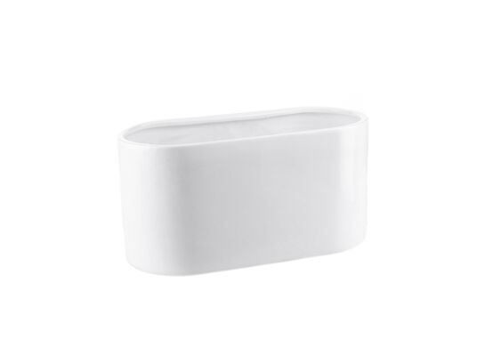 Osłonka ceramiczna Capri Mini J1500 25,0 x 13,5 cm biała