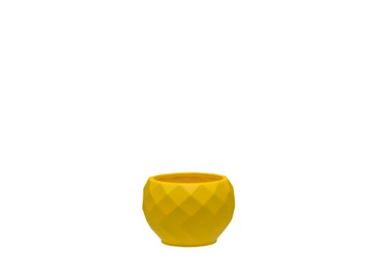 Osłonka ceramiczna Mona 3 M1832 18,5 cm musztardowy mat