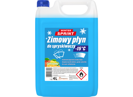 Zimowy płyn do spryskiwaczy 4 l -15 C° Winter Sprint