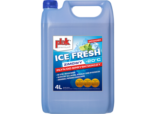 Zimowy płyn do spryskiwaczy Ice Fresh 4 l -20 C° PLAK
