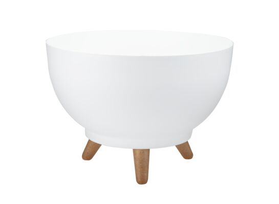 Misa Satina na nóżkach 40 cm biały