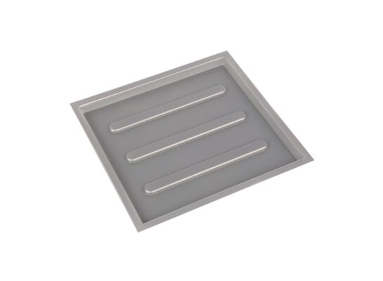 Tacka do suszarki srebrna 28 x 26,1 cm