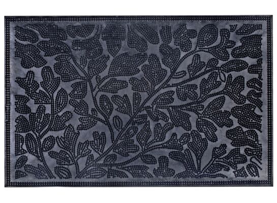 Wycieraczka gumowa Hojas 3328 58 x 36,5 cm czarny