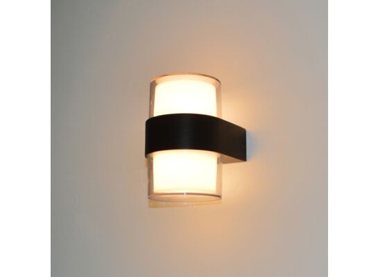 Kinkiet zewnętrzny Marti 10 W czarny piaskowany