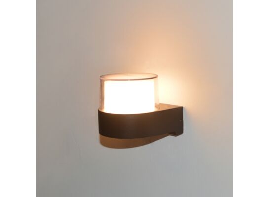 Kinkiet zewnętrzny Marti 5 W czarny piaskowany