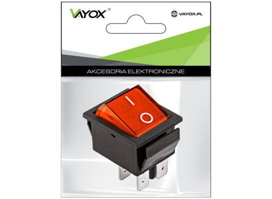 Przełącznik IRS-201 1A czerwony PRK0006B Vayox PAK.
