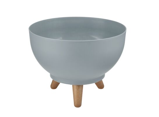 Misa Satina na nóżkach 24 cm platyna