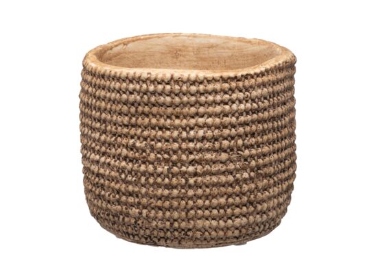 Osłonka ceramiczna BOHO SIMPLE 19 cm 28658 beż