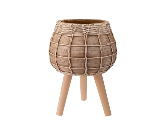 Donica BOHO 23 cm 28492 brąz I