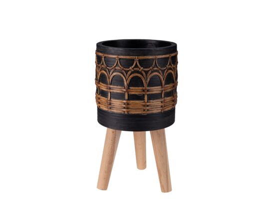 Donica BOHO 21,5 cm 28490 czarny