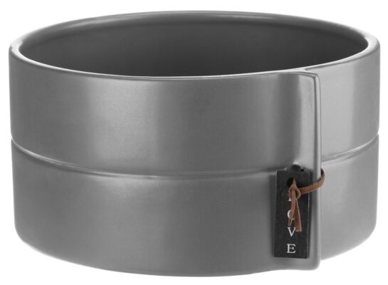 Osłonka ceramiczna ELIZA 18 x 9 cm 24915 szary