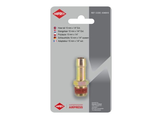 Przyłącze na wąż 10 mm - ¼" gwint zewnętrzny