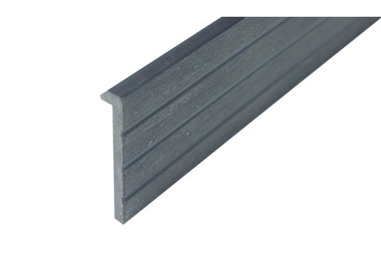 Listwa wykończeniowa L WPC grafit 2200 x 70 x 18 mm