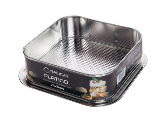 Tortownica kwadratowa PLATINO 24 x 24 cm Galicja