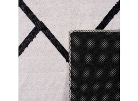 Dywan drukowany KOGA fake mink 160 x 230 cm biały