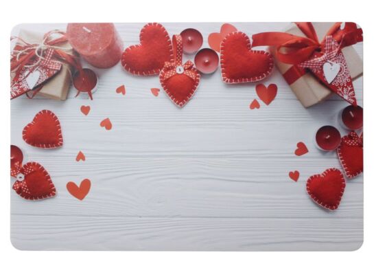 Podkładka SERS 43,5 x 28 cm biało-czerwony