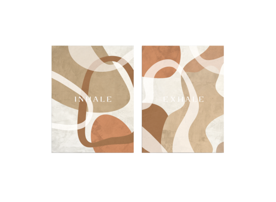 Obraz Canvas Set 2x 32 x 42 ST762 Inhale