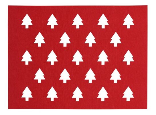 Podkładka filcowa FERIO 40 x 30 cm czerwony