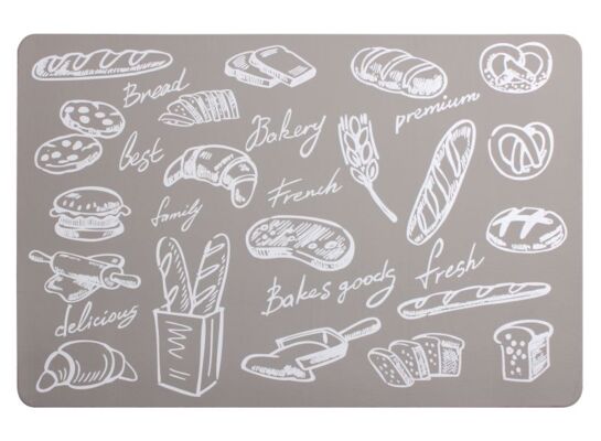 Podkładka BAKERY 43,5 x 28 cm szaro-biały