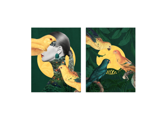 Obraz Canvas Set 2x 32 x 42 ST760 Valeria