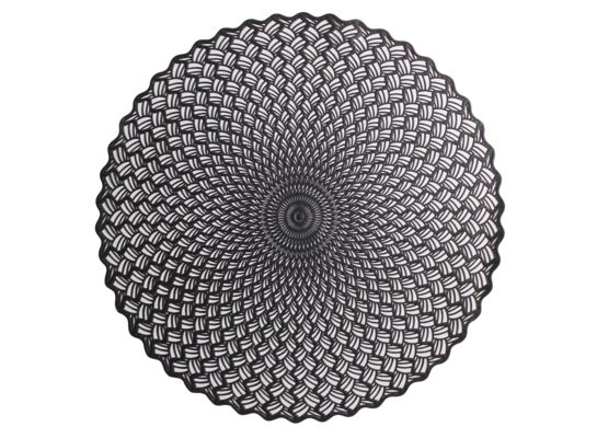 Podkładka NATTE średnica 38 cm czarny