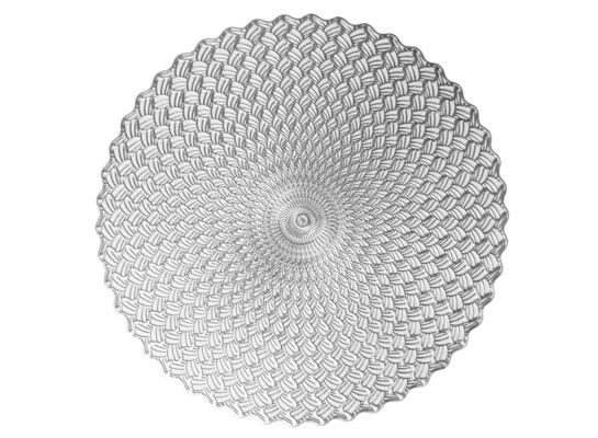 Podkładka NATTE średnica 38 cm srebrny