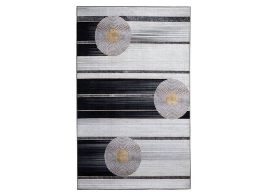 Dywan drukowany PRUT petra 120 x 160 cm czarny