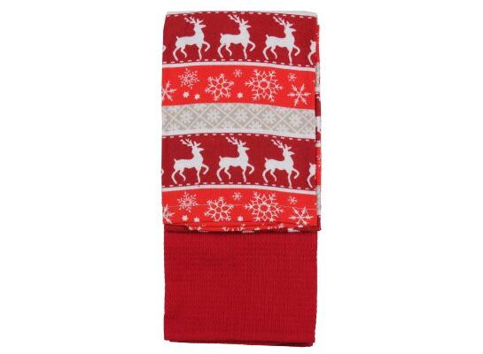 Ręczniki kuchenne zestaw 2 sztuki SCANDIA 38 x 64 cm