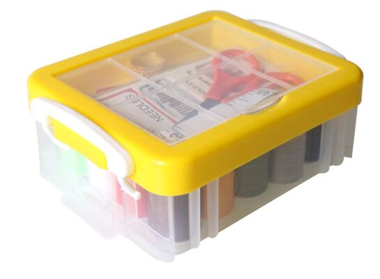 Zestaw do szycia podróżny w pudełku/kuferku