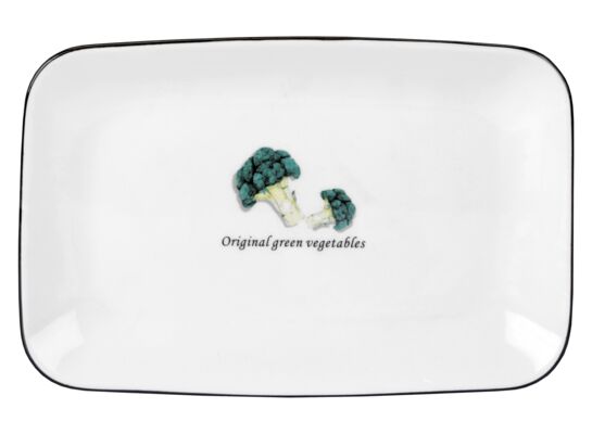 Półmisek Toskania z porcelany New Bone 23 cm BROCCOLI