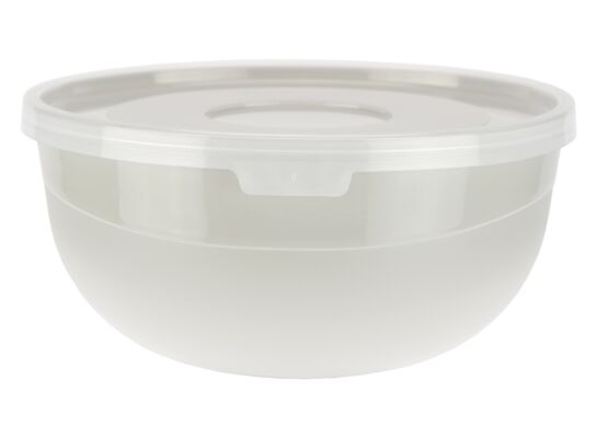 Miseczka 0,7 l z pokrywką szary beż