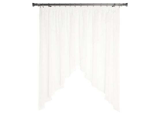 Firanka z taśmą MALWINA 290 x 160 cm kolor biały