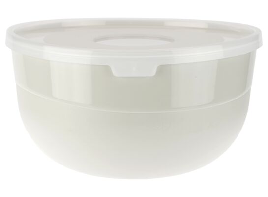 Miseczka 1,2 l z pokrywką szary beż