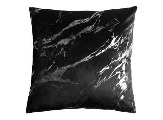 Poszewka STORM 45 x 45 cm czarno-srebrny