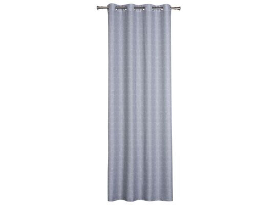 Zasłona z kółkami PULA 140 x 260 cm, kolor szary